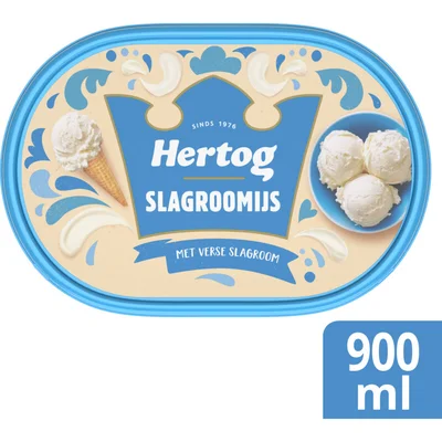 Hertog Slagroomijs