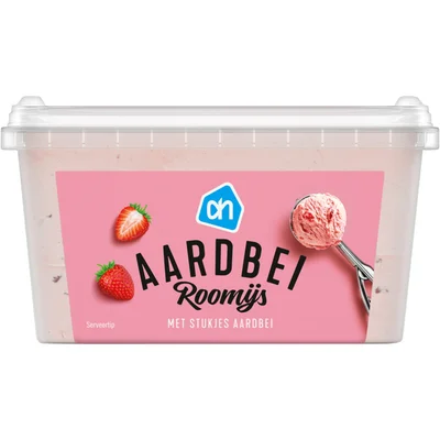 AH Roomijs aardbei