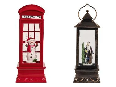 LIVARNO home Kerstlantaarn met sneeuweffect