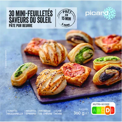 Picard Mini bladerdeeghapjes smaken van de zon