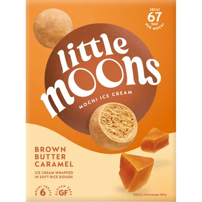 Little Moons Mochi ijs brown butter caramel