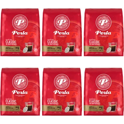Perla Huisblends Classic koffiepads 6-pack