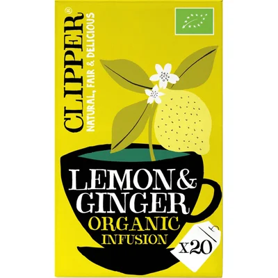 Clipper Lemon & Ginger organic infusion