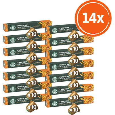 Starbucks Nespresso smooth caramel capsules 14-pck