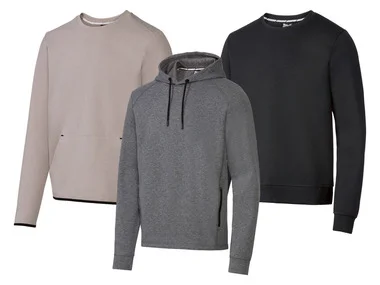 CRIVIT Sweater heren, van zachte kwaliteit, met katoen