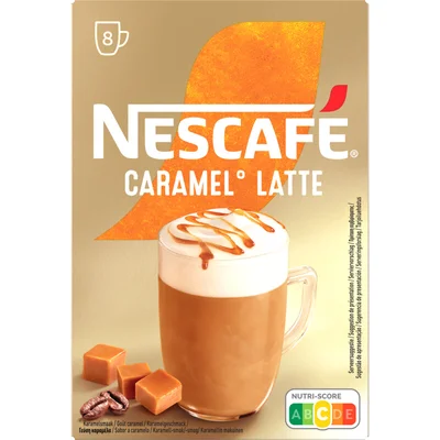 Nescafé Caramel latte oploskoffie