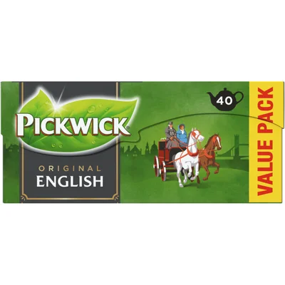 Pickwick English zwarte thee voor pot voordeelpak