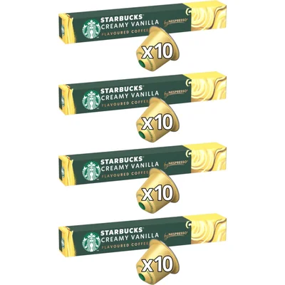 Starbucks Nespresso creamy vanilla capsules 4-pack